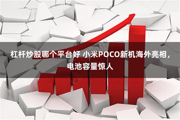 杠杆炒股哪个平台好 小米POCO新机海外亮相，电池容量惊人