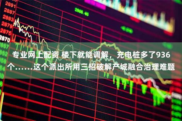 专业网上配资 楼下就能调解，充电桩多了936个……这个派出所用三招破解产城融合治理难题